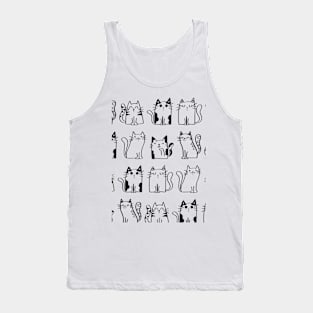 funny cat Tank Top